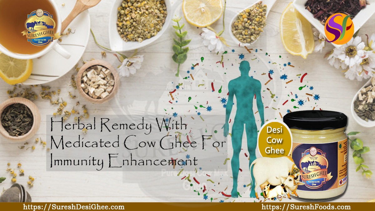 Herbal Remedy With Medicated Cow Ghee For Immunity Enhancement : SalesBabu.com